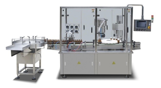 Κίνα Αυτόματη 100ml μηχανή κάλυψης πλήρωσης μπουκαλιών υγρή για τη φαρμακευτική συσκευασία προμηθευτής