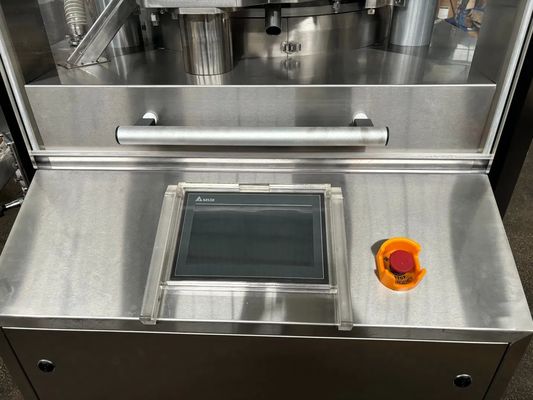 GMP 21 CFR Μέρος 11 Μεταγνώστες Ταμπλέτων Μεγάλης Ταχύτητας με 61 Σταθμούς και 439200 PCS/H Δυνατότητα για τη Φαρμακευτική Βιομηχανία προμηθευτής