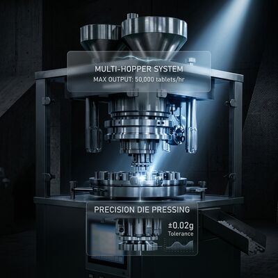 Speed Tablet Press Machine GZPK-65/71 High Output 462000 pcs/h Automatic Tablet Weight Control BB BBS Tooling προμηθευτής