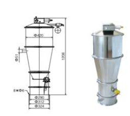 πνευματικός κενός μεταφορέας 3000kg/H 0.6Mpa 1440L/Min SS προμηθευτής